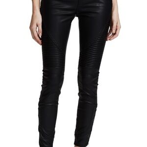BLANK NYC Daddy Soda Moto Vegan Leather Pants